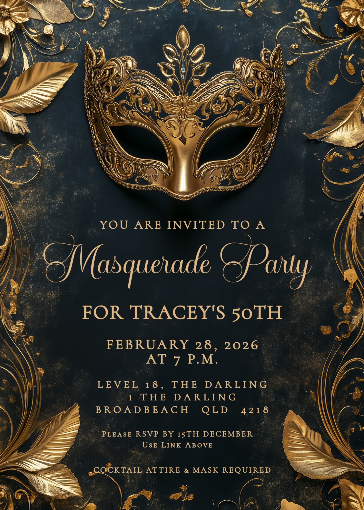 Masquerade Invite